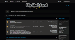 Desktop Screenshot of blackhatland.com